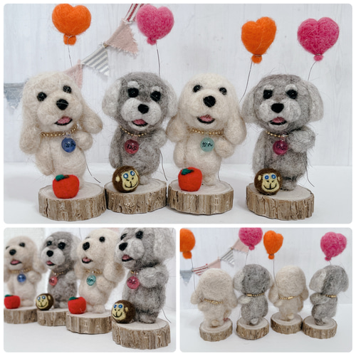 羊毛フェルト★笑顔のフレンチブル★ 羊毛フェルト フレンチブルドッグ - FUWAWAWANN'S GALLERY