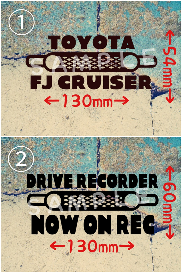 FJ CRUISER CAMPERS DAYS ステッカー 7枚セット