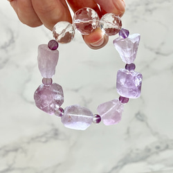 ★特選二連★ココロの疲労回復に♡天才の石【82cm◇フローライトさざれ連】❤️ ☆特選二連☆ココロの疲労回復に♡天才の石【82cm◇