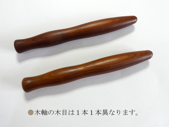 銘木シリーズ　Wood Glasspen　檜 (ひのき・圧縮) 3枚目の画像