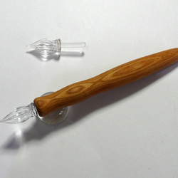 銘木シリーズ　Wood Glasspen　欅 (けやき) 　プラス１ 3枚目の画像