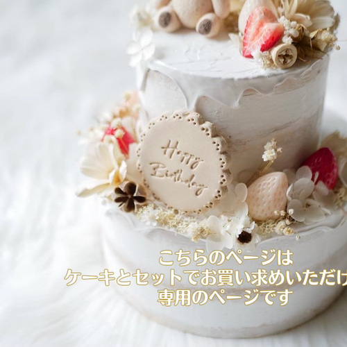 rica@プロフ必読様⭐️クレイケーキ Birthday プレート ※ クレイケーキ をご注文いただける方専用 雑貨