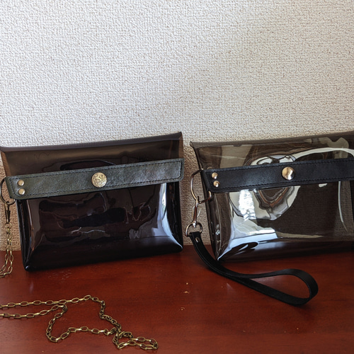 PVCミニクラッチバッグ 974 GUCCI PARFUMS ミニ クラッチバッグ PVC