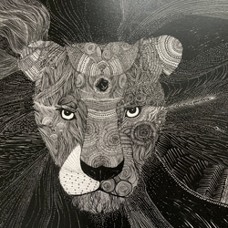 『目覚めるライオン』A3ポスター 1枚目の画像