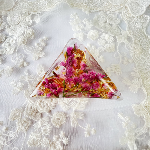 ♡展示品♡9押し花印鑑ケースレジンハンドメイド