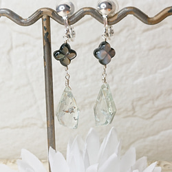 14KGF】ラブラドライトピアス(No.986P) ピアス（フック・チェーン） le