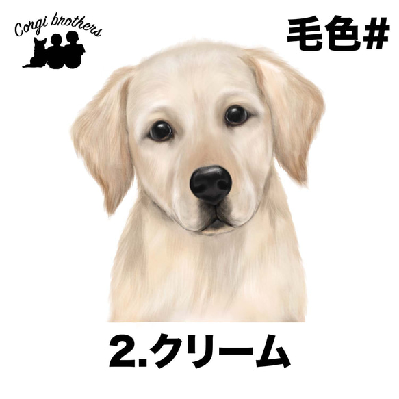 【 ラブラドールレトリバー 水彩画風 毛色4色 】　パステルカラー スマホケース  犬 うちの子　犬グッズ　iPhone 3枚目の画像