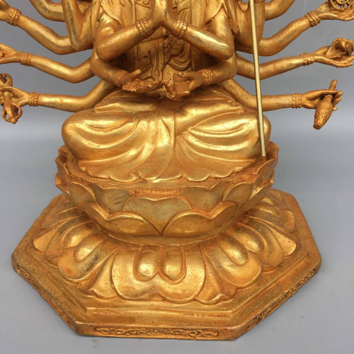 仏像 美術品 銅製 准提菩薩 天人丈夫観音 仏教 密宗 珍品希少 仏像 美術品 銅製 准提菩薩 天人丈夫観音 仏教 密宗 珍品希少