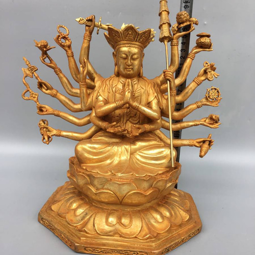 仏像 美術品 銅製 准提菩薩 天人丈夫観音 仏教 密宗 珍品希少 仏像 美術品 銅製 准提菩薩 天人丈夫観音 仏教 密宗 珍品希少