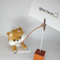 羊毛フェルト柴犬 拒否犬 散歩拒否犬 柴犬