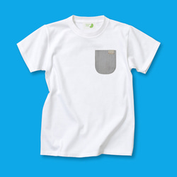 Tシャツ＋パッチワークポケット　レディースフリーサイズ 1枚目の画像