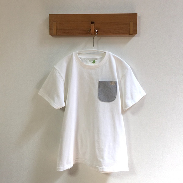 Tシャツ＋パッチワークポケット　レディースフリーサイズ 3枚目の画像