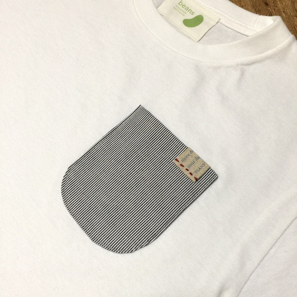 Tシャツ＋パッチワークポケット　レディースフリーサイズ 2枚目の画像