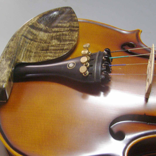 ヴァイオリン、ヴィオラ用顎当て（チタン脚） ヴァイオリン、ヴィオラ