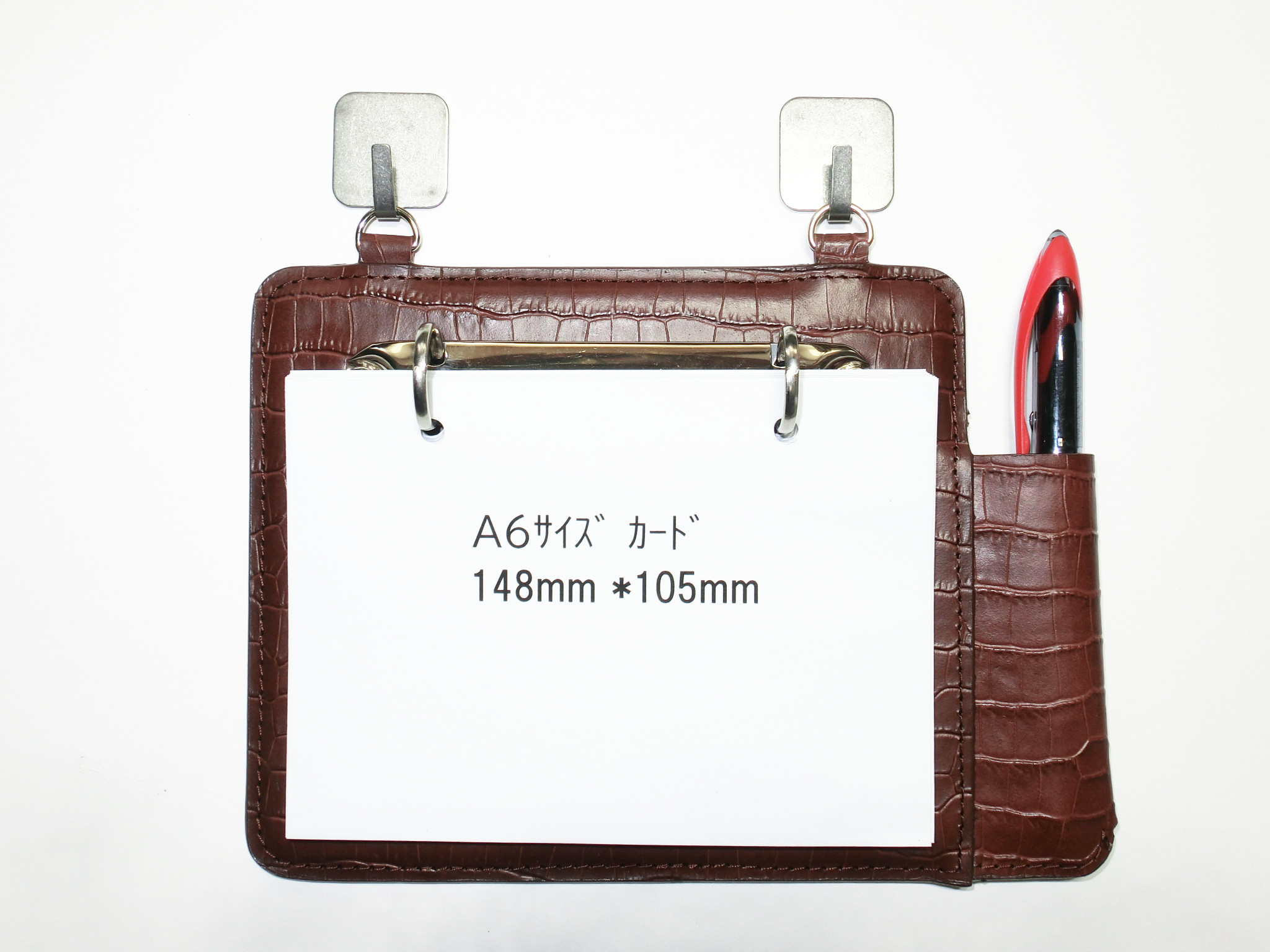 A6バインダーオーダーページ A6ｻｲｽﾞ 牛革壁掛けﾊﾞｲﾝﾀﾞｰ メモ帳 gtcraft 通販 14368221