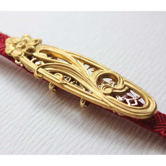 ●帯留/帯留め 水仙 7枚目の画像