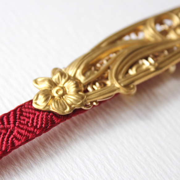 ●帯留/帯留め 水仙 2枚目の画像