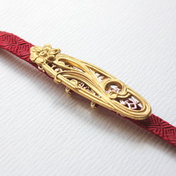 ●帯留/帯留め 水仙 8枚目の画像