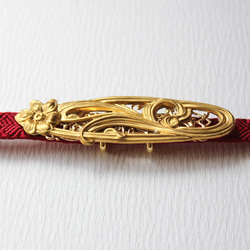 ●帯留/帯留め 水仙 5枚目の画像