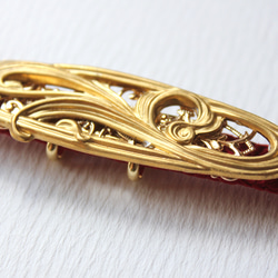 ●帯留/帯留め 水仙 6枚目の画像