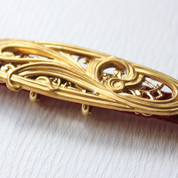 ●帯留/帯留め 水仙 6枚目の画像