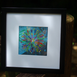 モザイクアート＜彩シリーズ～花火③＞ 送料無料。 その他アート