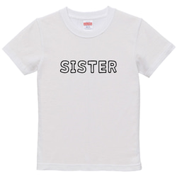 SISTER Tシャツ★80サイズ～160サイズまで★マタニティフォトにも☆ 1枚目の画像