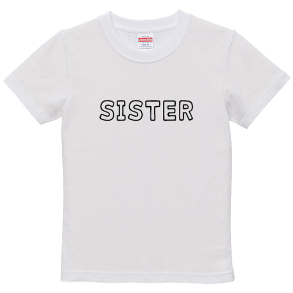 SISTER Tシャツ★80サイズ～160サイズまで★マタニティフォトにも☆ 1枚目の画像