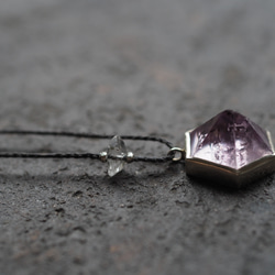 amethyst silver necklace (kikyo) 11枚目の画像