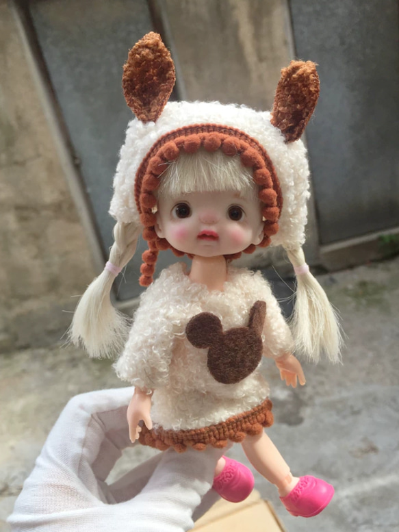 目が動けるタイプ オビツ11ob11 ドール作家様創作粘土人形 0344d431799be2ff84ef98f44db559