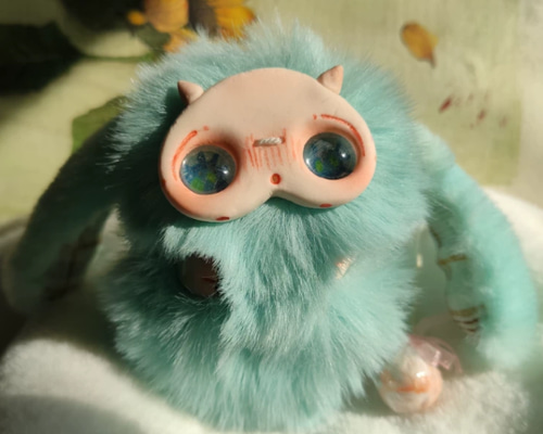 ぬいぐるみ✽ハンドメイド アートドール 幻獣 ぬいぐるみ 兎兎