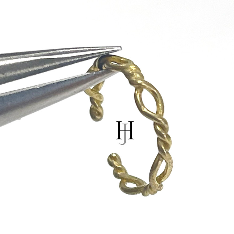 【50個】華奢な結びチェーンリング、指輪【jr26】 4,250円