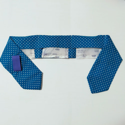 頸部冷卻器，帶口袋，可裝冰袋，為頸部降溫，女式尺寸，圓點圖案，藍色 第2張的照片