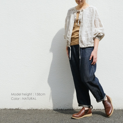 ✨40％OFF✨フレンチリネン 2WAYブラウス vent blanc VB223367