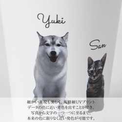 ペット　グッズ　オリジナル　写真　うちの子　猫　犬　ステンレスタンブラー贈り物　ペット用品　母の日　プレゼント　父の日 3枚目の画像