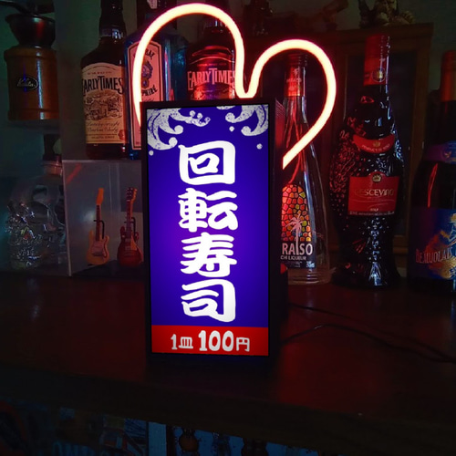 寿し すし 寿司 回転寿司 江戸前 和食 昭和レトロ ミニチュア サイン