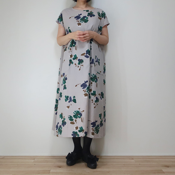 [SOLD OUT]夏至秋法式連衣裙（送/半麻3色） 第8張的照片