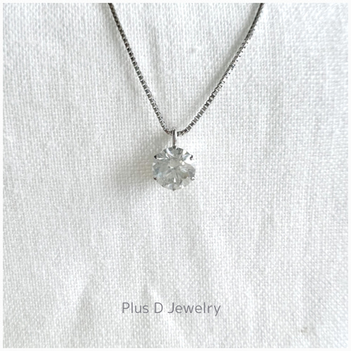 PD-053 Pt900 ダイヤモンドペンダント 0.552ct ネックレス
