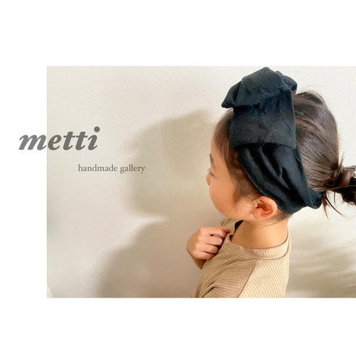 キッズサイズ】ワイヤーターバン ヘアバンド・ターバン Metti