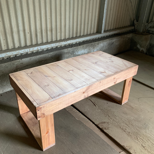 西海岸スタイル シャビーローカフェテーブル051 ローテーブル