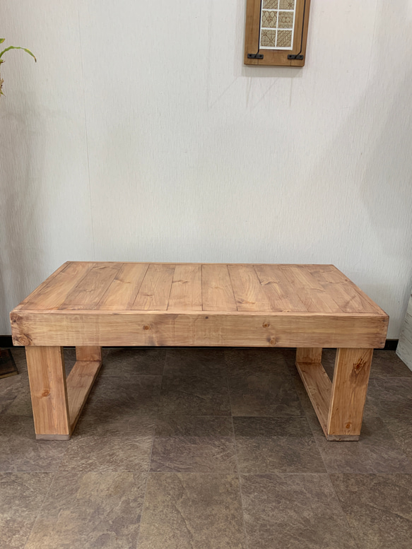 西海岸スタイル シャビーローカフェテーブル051 ローテーブル