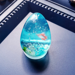 【海レジン】*｡･+水中アクアシャボン+･｡*【水中レジン】 1枚目の画像