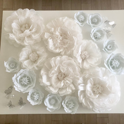 オーダー可能 ウォールフラワーセット ホワイトインテリア その他