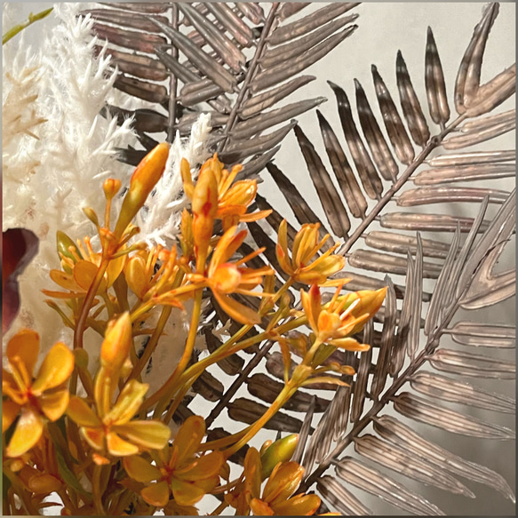 ブラウンアネモネとパンパスのアンティーク花束♡ 7枚目の画像