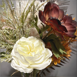 ブラウンアネモネとパンパスのアンティーク花束♡ 8枚目の画像