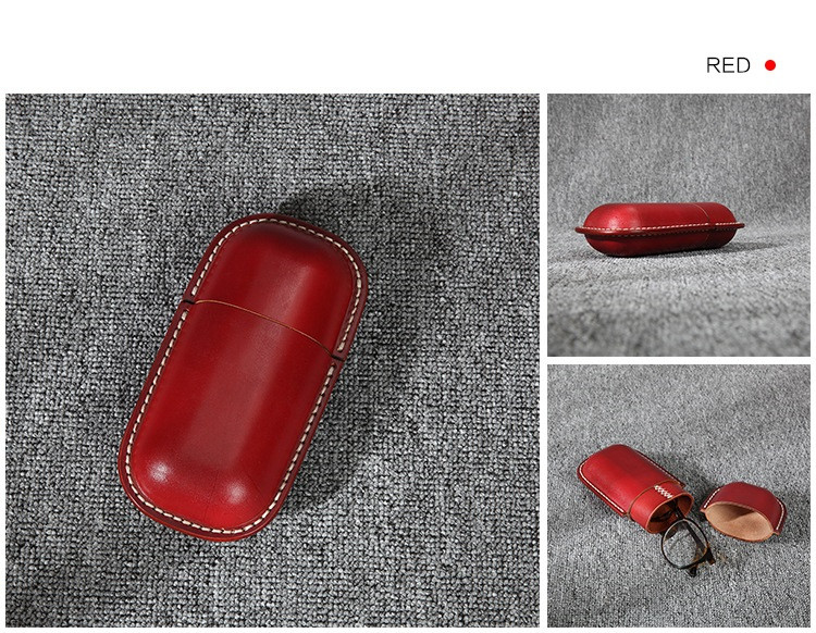 【刻印無料】本革ハードケース・メガネケース・ペンケース・マルチケース