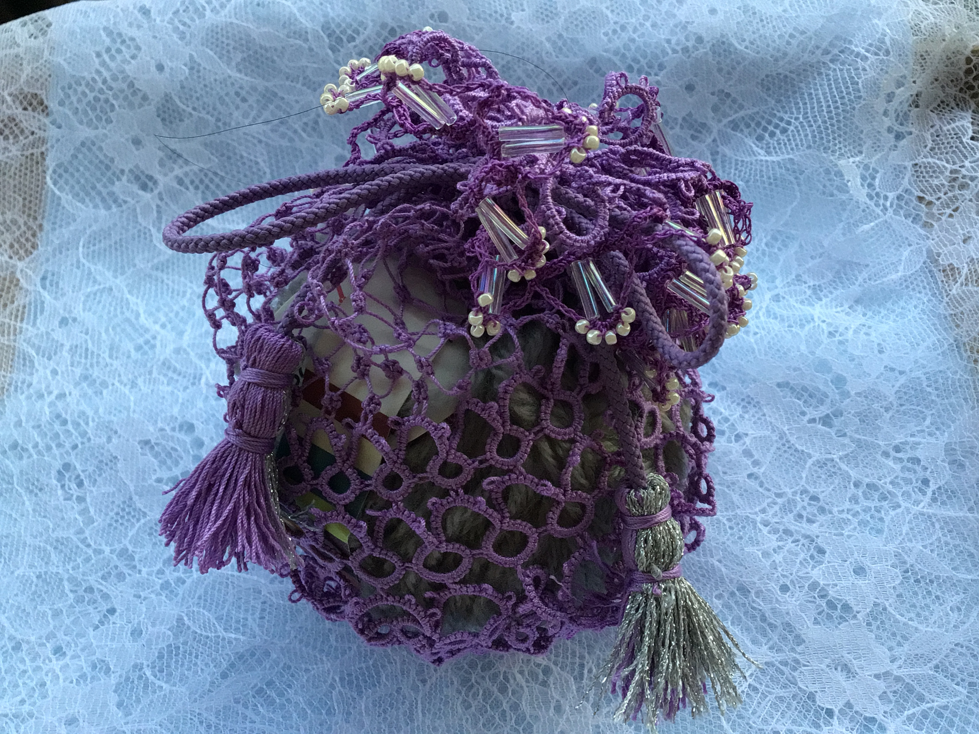 麗しのポーチ　タティングレース