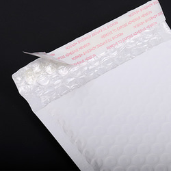 Q851-1 18個  梱包資材 クッション封筒 バブル封筒 テープ付き ホワイト 3X（6ヶ） 3枚目の画像