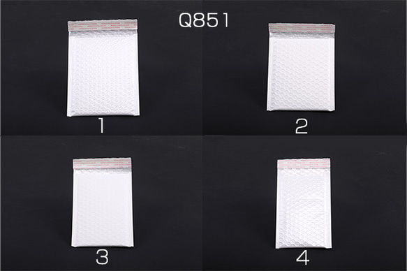 Q851-4 18個  梱包資材 クッション封筒 バブル封筒 テープ付き ホワイト 3X（6ヶ） 1枚目の画像
