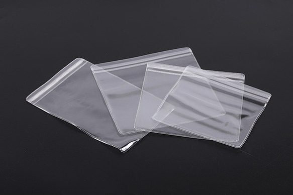 Q854-4 30個 チャック付きポリ袋 クリア ジュエリー袋 OPP袋 クラフト包装袋 小物入れ袋 3X（10ヶ） 5枚目の画像